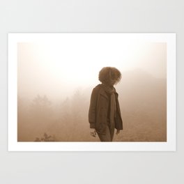 kiss my fog Art Print | Photo, Landscape, People, Abstract 