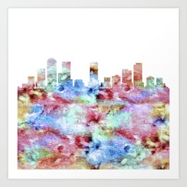 Denver Map Canvas Prints For Any Decor Style Society6