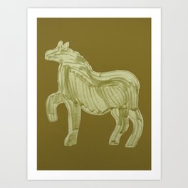A Horse Says Hello Art Print