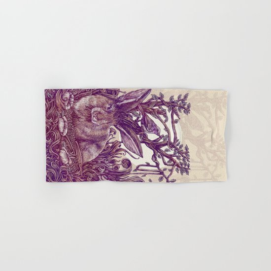 Rabbit Horns Hand & Bath Towel