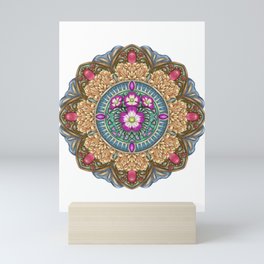  Irish Saxifrage Mandala Mini Art Print