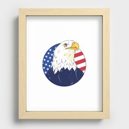 American Eagle Recessed Framed Print