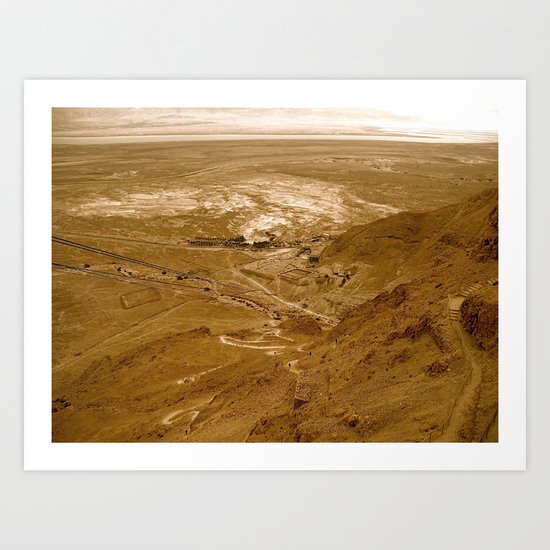 Sunset Desert Part II Art Print