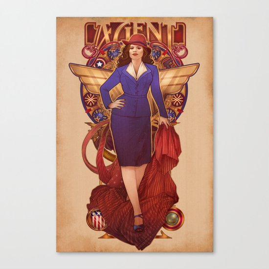 Call Me Agent Canvas Print