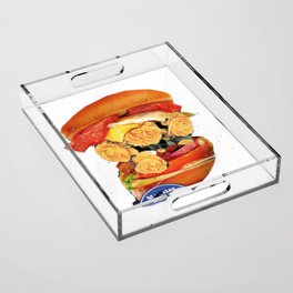 Burger & Roses · Yellow B Acrylic Tray