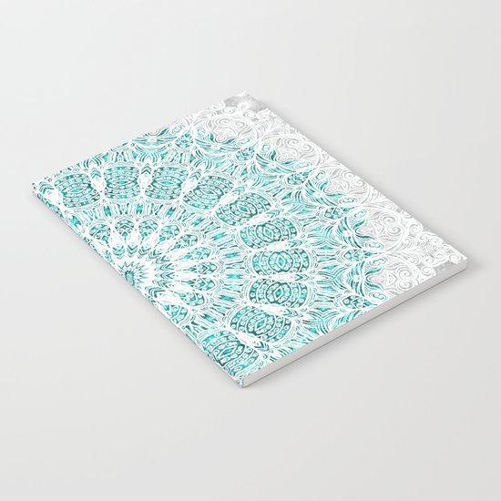 A Glittering Mandala Notebook