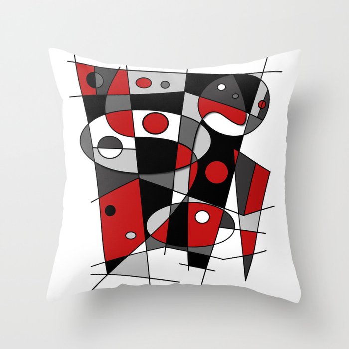 Abstract #42 Throw Pillow