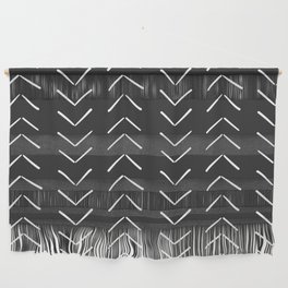 Boho Big Arrows in Black and White Wall Hanging