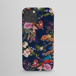 FLORAL AND BIRDS XII iPhone Case