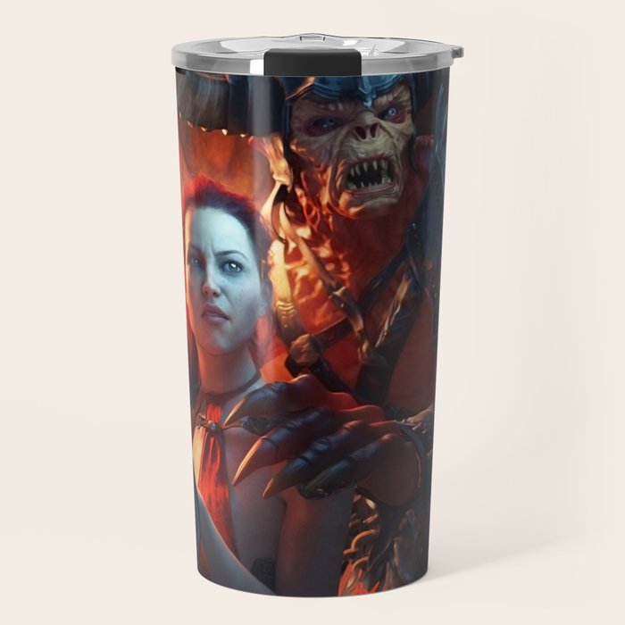 Fantasy Art Travel Mug By Stuarthampton
