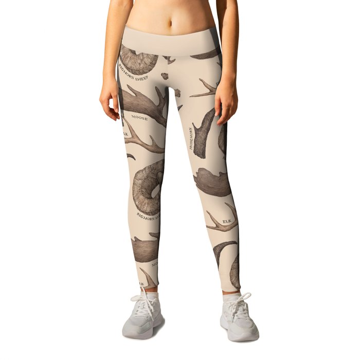 Leggings with deer shop antlers