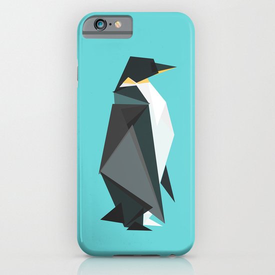 Fractal geometric emperor penguin iPhone & iPod Case