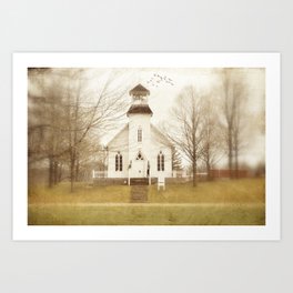Country Church Art Print