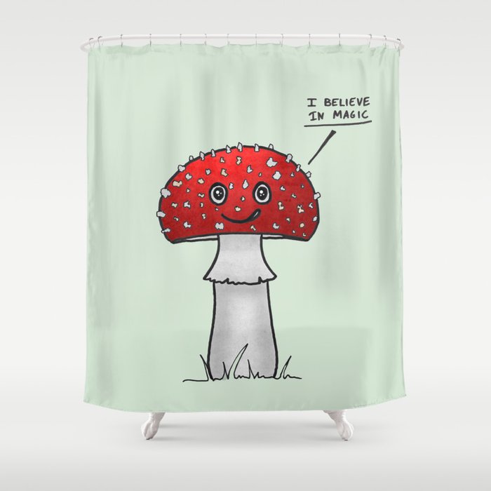 Magic Mushroom Shower Curtain