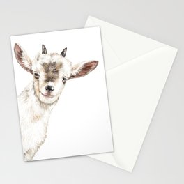 Oh My Sneaky Goat Stationery Card