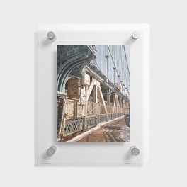 Manhattan Bridge NYC Floating Acrylic Print