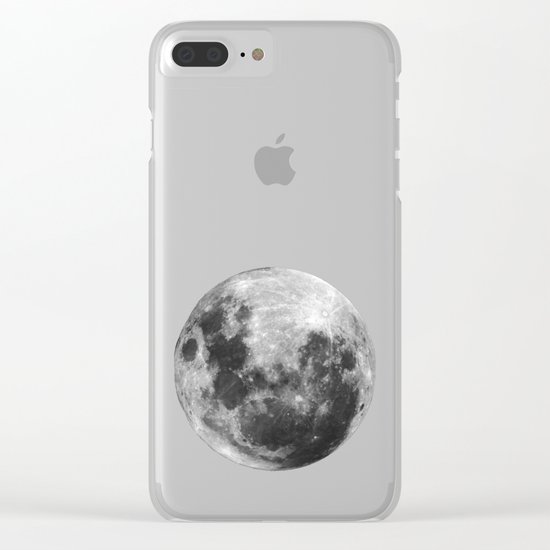 Moon Love Clear iPhone Case