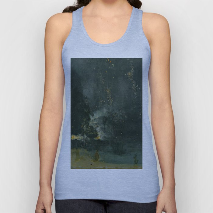 James Abbott McNeill Whistler - Nocturne in Black and Gold Tank Top
