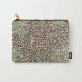 Vintage Map of Ghent Belgium (1650) Carry-All Pouch