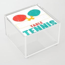 I'd Rather Be Playing Table Tennis Acrylic Box