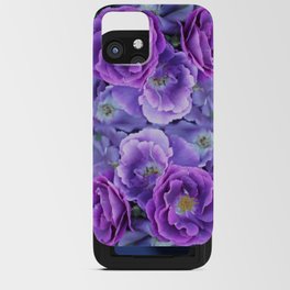 Deep purple roses. iPhone Card Case