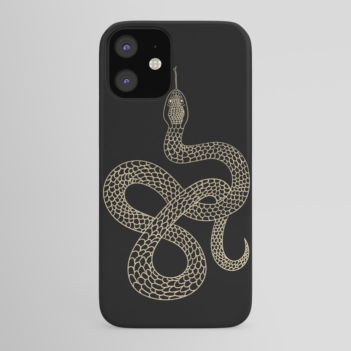 Vintage Line Snake Iphone Case By Kuchuk Design Society6