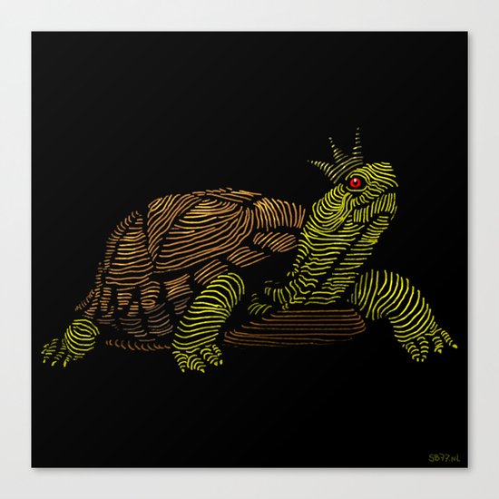 King of the Turtles! Canvas Print