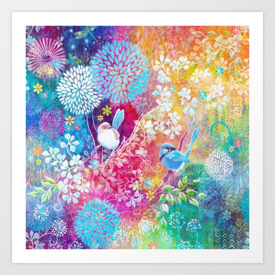 In The Garden of Eden Art Print