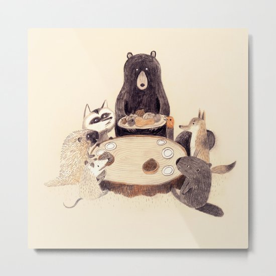 dinner is served Metal Print