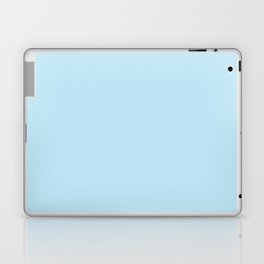 Baby blue background Laptop Skin