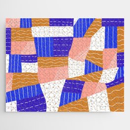 modern voyager, quilt Jigsaw Puzzle