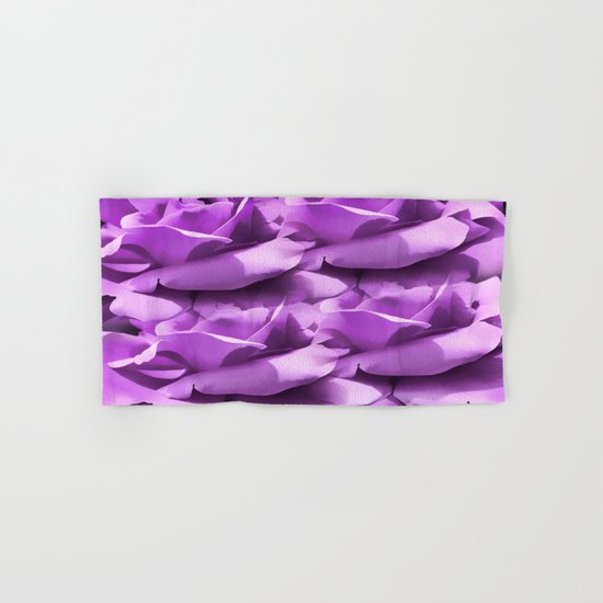 Lavender Petals Abstract Hand & Bath Towel