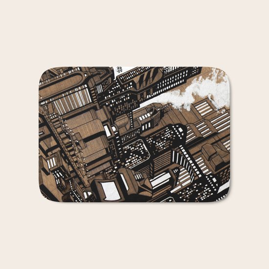 Cityscape Bath Mat