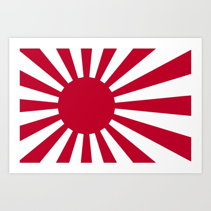 Japanese Flag Art Print