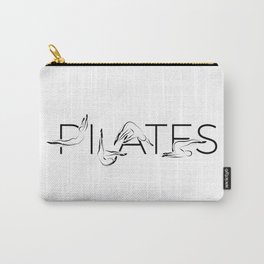 Pilates poses in PILATES word Carry-All Pouch