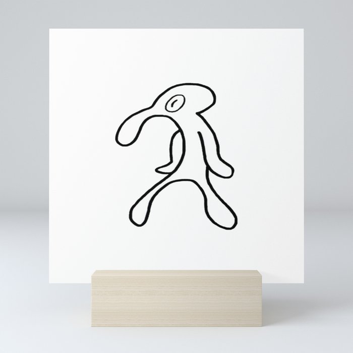spongebob - minimalistic bold and brash Mini Art Print