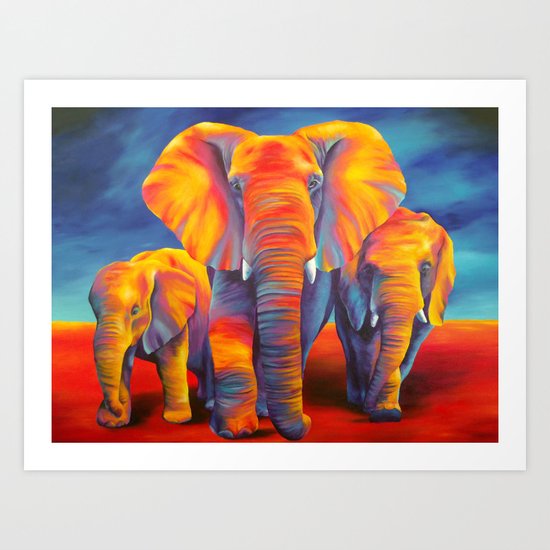 Majestic Three Art Print