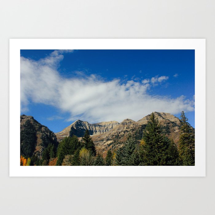 Autumn Mountain Art Print