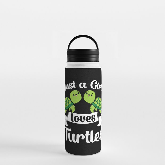 Turtle Gift Kids Reptile Sea Beach Water Bottle