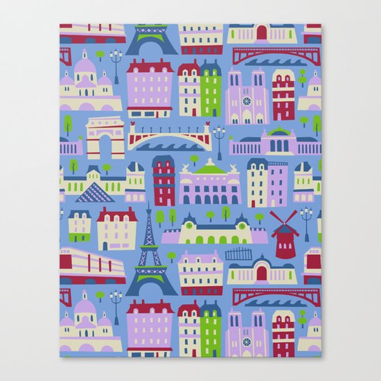 J'adore Paris Canvas Print