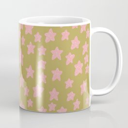 Stars in the Summer - green and pink Mug