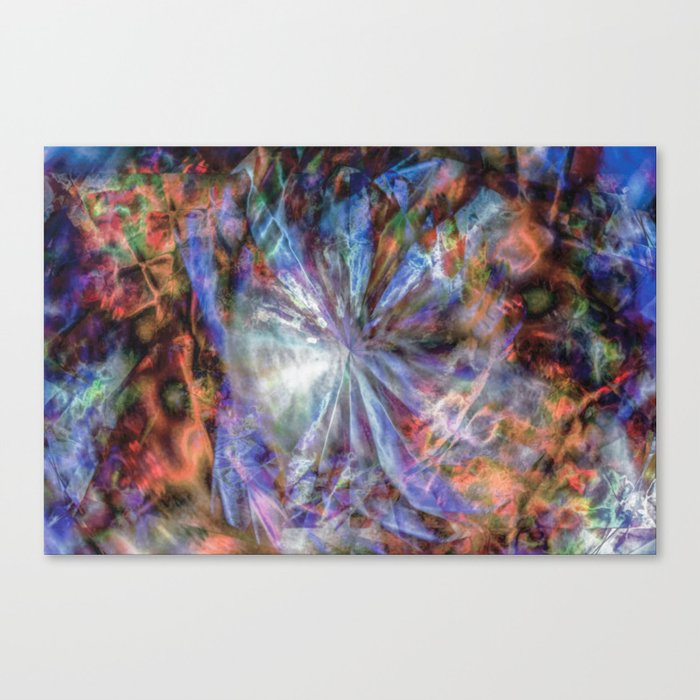 Oort Cloud - Digital Abstract Expressionism Canvas Print by rmlstudios