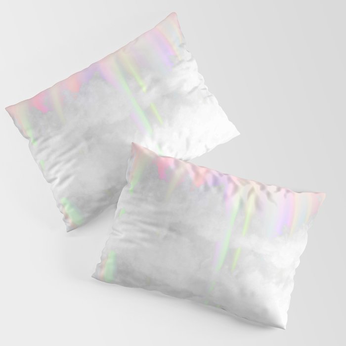 Rainbow and clouds Pillow Sham
