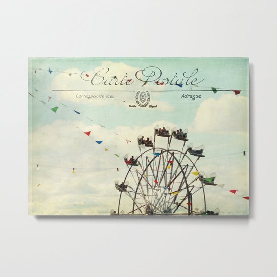 oh, the fair Metal Print