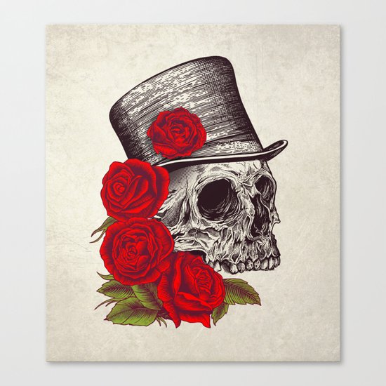Dead Gentleman Canvas Print