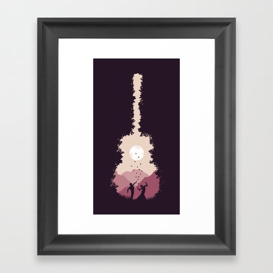 Wild Flamenco Framed Art Print