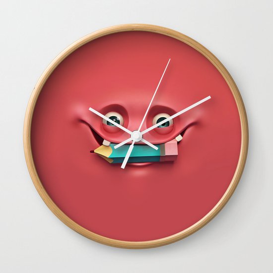 Happy face Wall Clock