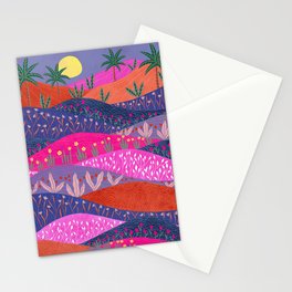 Sunset Mountains Stationery Card
