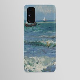 Seascape With Sailboats Painting Android Case