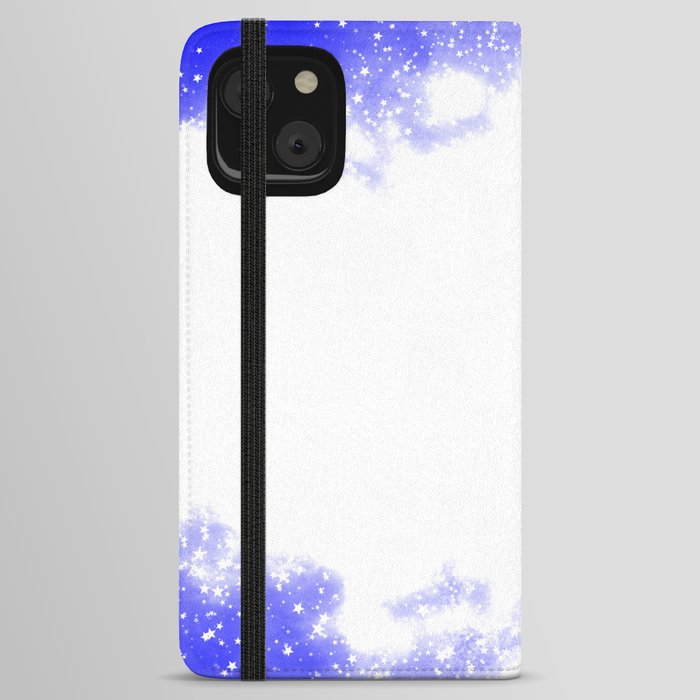 Blue and Stars iPhone Wallet Case